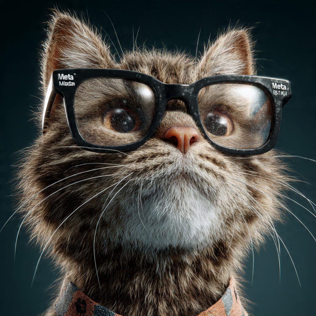 Przykład grafiki wygenerowanej przez meta ai