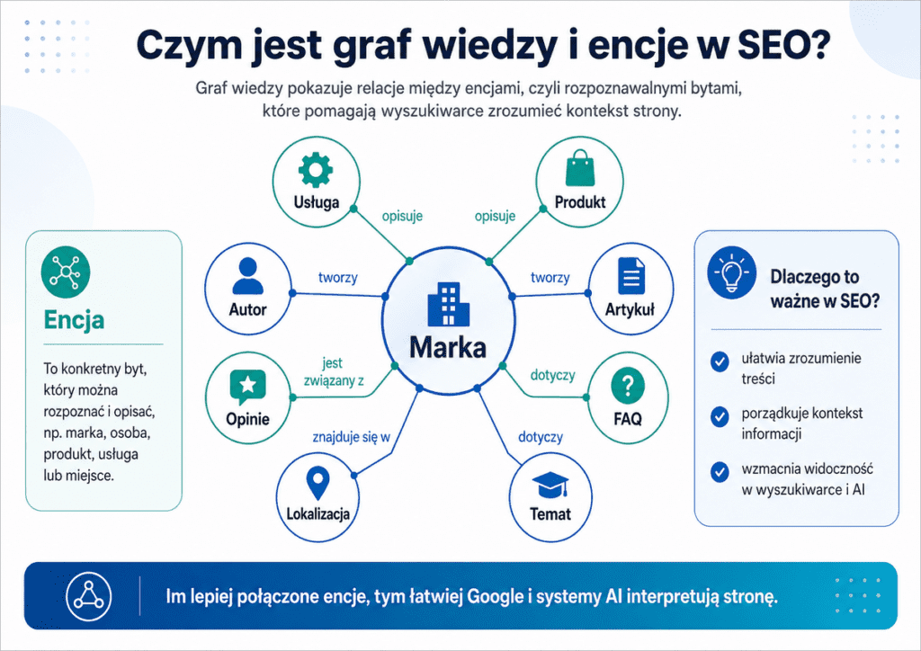 Czym jest graf wiedzy i encje w SEO