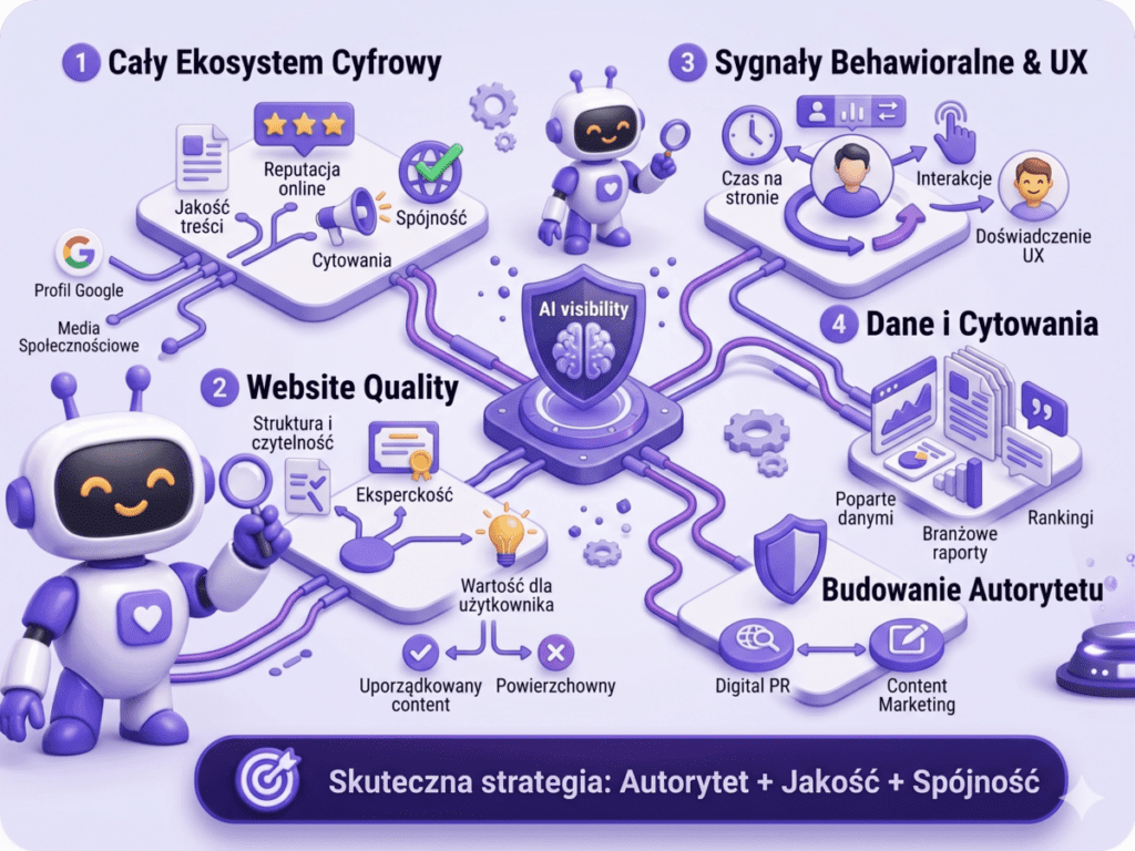 Jak AI systems oceniają wiarygodność strony internetowej i marki
