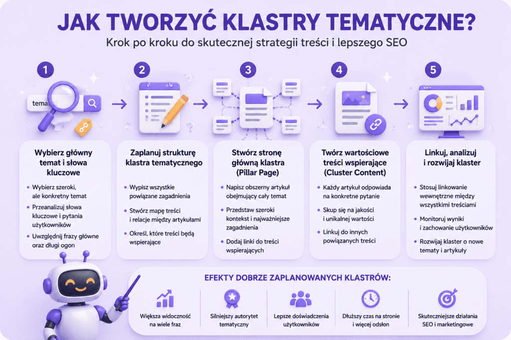 Jak klastry tematyczne wspierają pozycjonowanie i marketing?