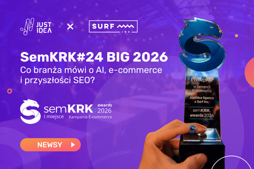 semkrk awards konferencja seo nagroda E-commerce dla justidea agency